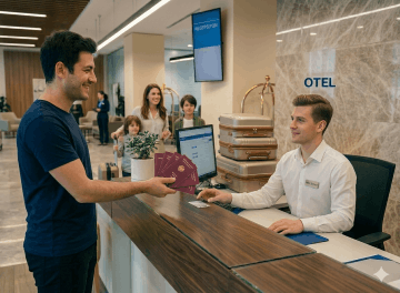 Otel Check-In Sürecinde Cihaz İle Kimlik Görüntüsü Almadan Saniyeler İçinde Kimlik Okuma